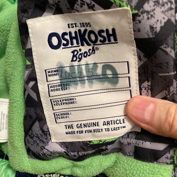 Oshkosh ski jacket 4T - Picture 7 of 7